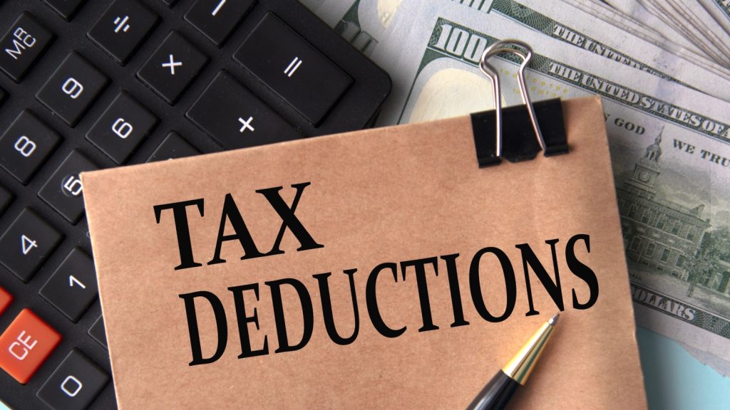 Tax deduction collage for roof replacement context